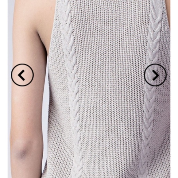 Honey Punch Grey Knit Dress - Picture 3 of 4